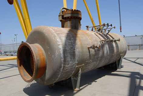 Reparation of pipes in the iron steel heat exchanger