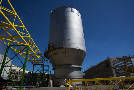 Iron Steel tanks, towers and pulper for M-450 Maule Plant project