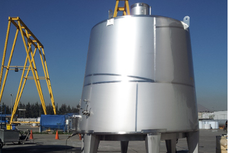20,000L conical trunk tanks for wine fermentation and aging